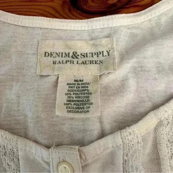 DENIM & SUPPLY
RALPH LAUREN Lace and sheer top - Picture 7 of 7